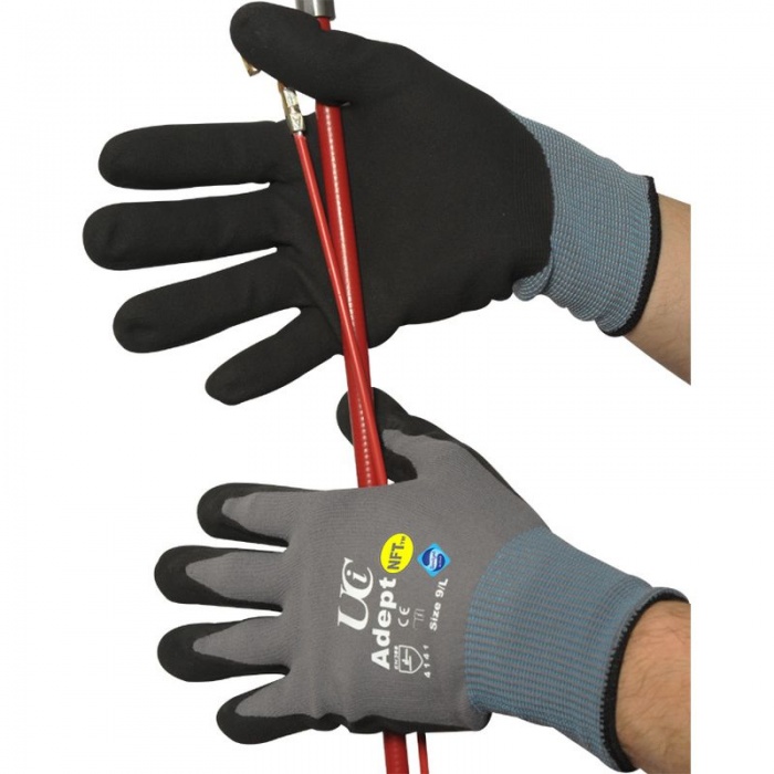 UCi Adept NFT Nitrile Palm Coated Contact Heat Resistant Safety Gloves
