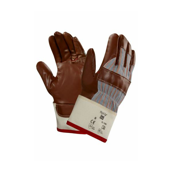 Ansell 52-590 Winter Hyd-Tuf Jersey-Lined Nitrile Gloves