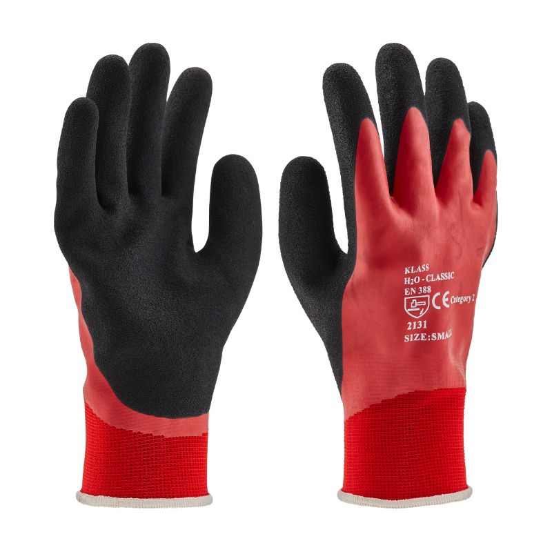 KLASS H2O Waterproof Grip Gloves (Red)