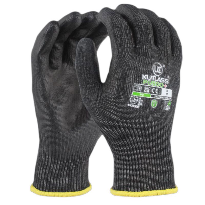 UCi Kutlass PU500+ PU Coated Level E Cut-Resistant Gloves