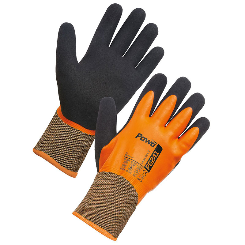 Pawa PG241 Latex-Coated Water-Resistant Thermal Gloves