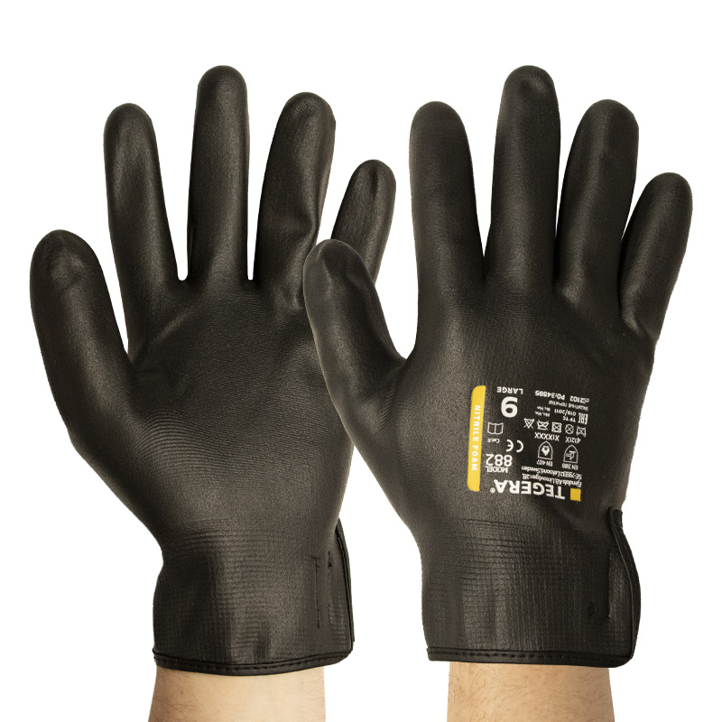 Ejendals Tegera 882 Black Heat Resistant Work Gloves