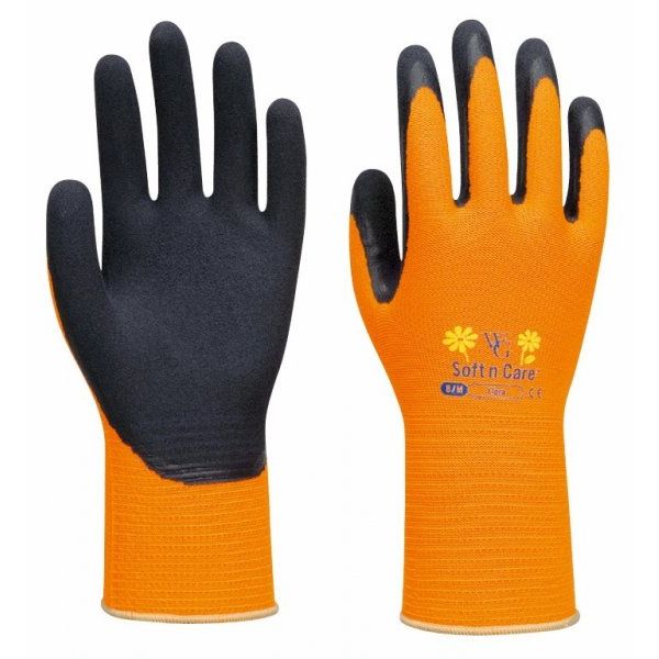 Towa Flora Soft and Care TOW318 Sunshine Orange Women's Gardening Gloves