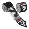 RDX Sports WX 4.5m Elasticated Boxing Hand Wraps (Camo Grey)