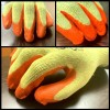 Supreme TTF EQ LTX Orange Latex-Coated Grip Gloves