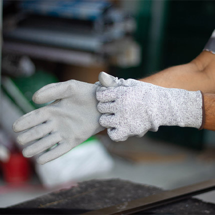 Glass Manufacturing Gloves 