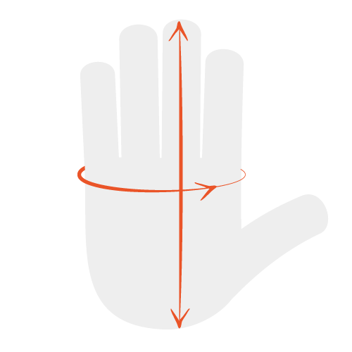 Hand Measurement Chart