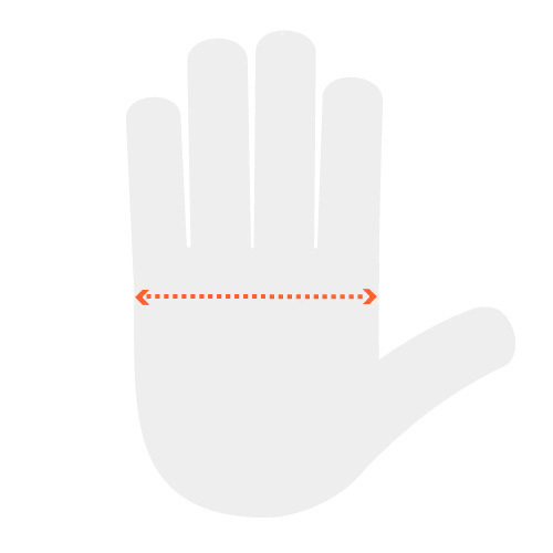 Hand sizing diagram