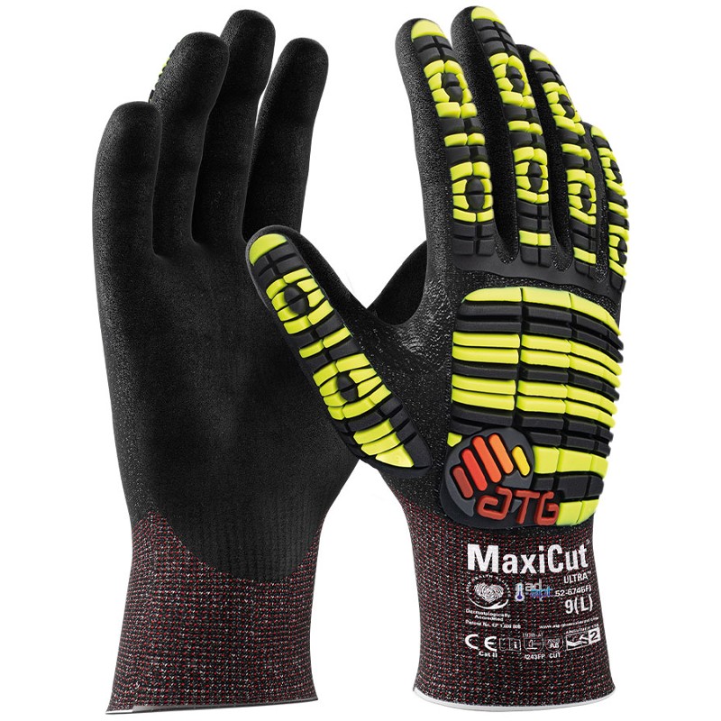 MaxiCut Ultra 52-6745FI Cut-Level F Impact-Resistant Gloves