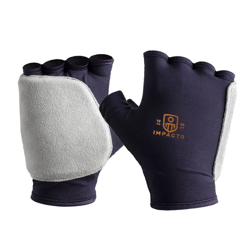 Impacto 523-14 Fingerless Extra-Thick Anti-Vibration and Anti-Impact Gloves