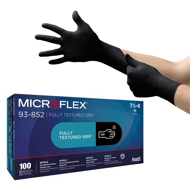 Ansell Microflex® 93-843 nitrile disposable gloves