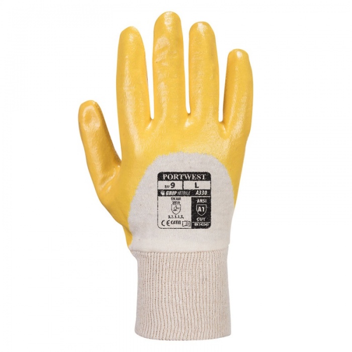 Portwest Tergsus Yellow Large Gloves A250YE - Gloves.co.uk