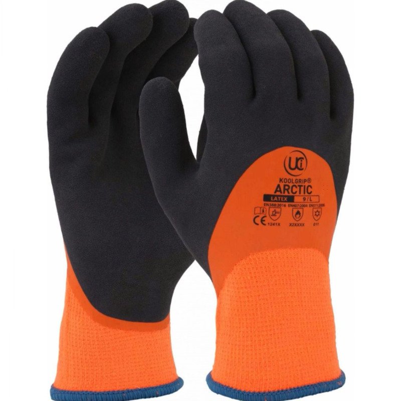 UCi KoolGrip Arctic Latex-Coated Heat-Resistant Winter Safety Gloves