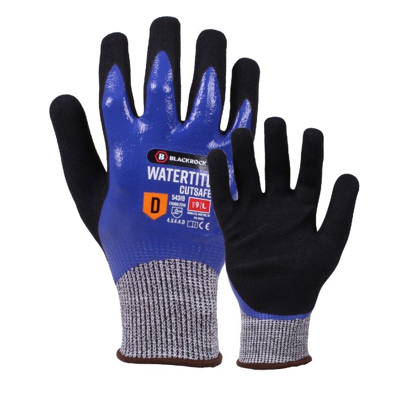 Blackrock 54319 Watertite Cutsafe Waterproof and Cut-Resistant Safety Gloves