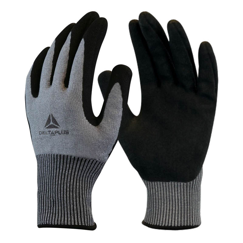 Delta Plus VENICUTF07 Level F Cut-Resistant Grip Gloves (Pack of 3 Pairs)