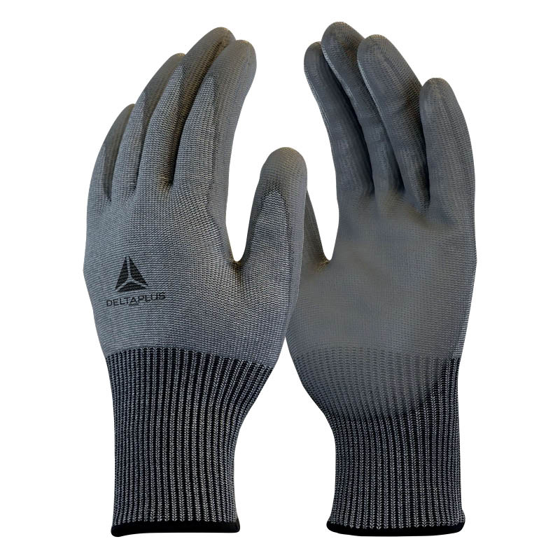 Delta Plus VENICUTF08 Level F Cut-Resistant Grip Gloves (Pack of 3 Pairs)