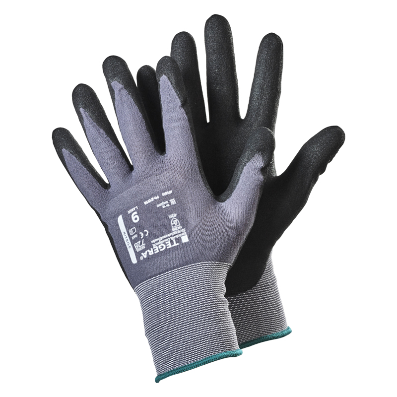 Ejendals Tegera 728 Lightweight Nitrile Coated Work Gloves