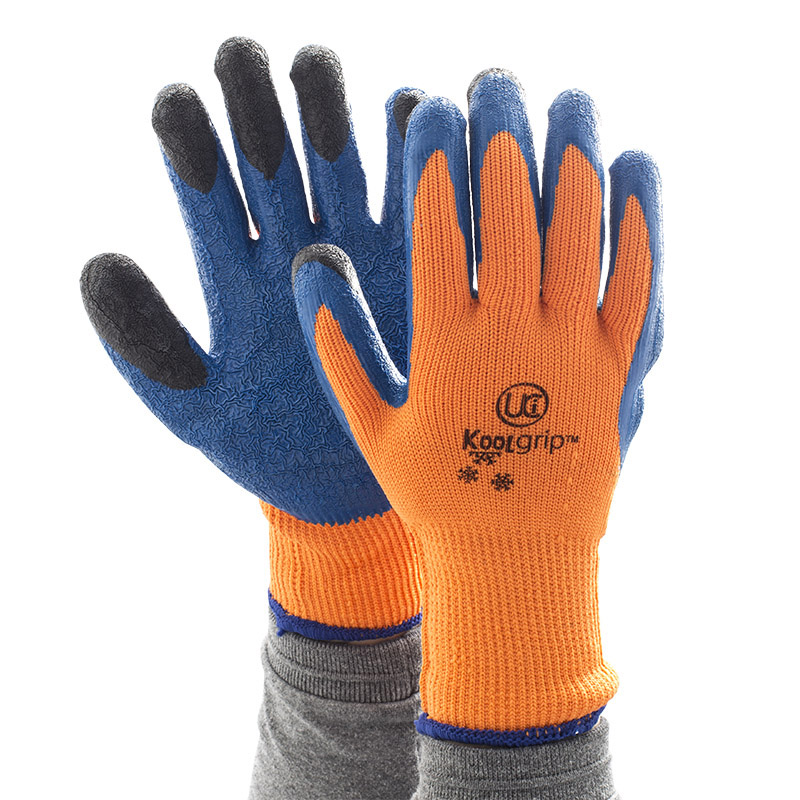 UCi KOOLgrip Hi-Vis Thermal and Heat-Resistant Grip Gloves (Orange)