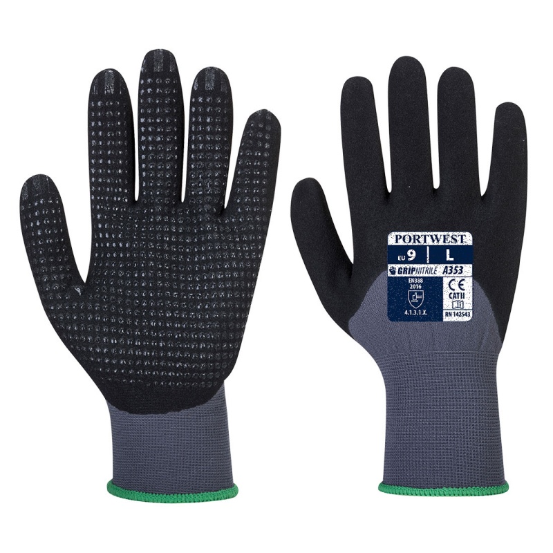 Portwest DermiFlex Ultra Enhanced Grip Gloves A353 - Gloves.co.uk