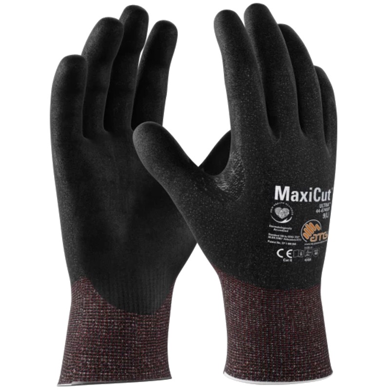 MaxiCut Ultra 44-6745F Cut Level F Nitrile-Coated Safety Gloves