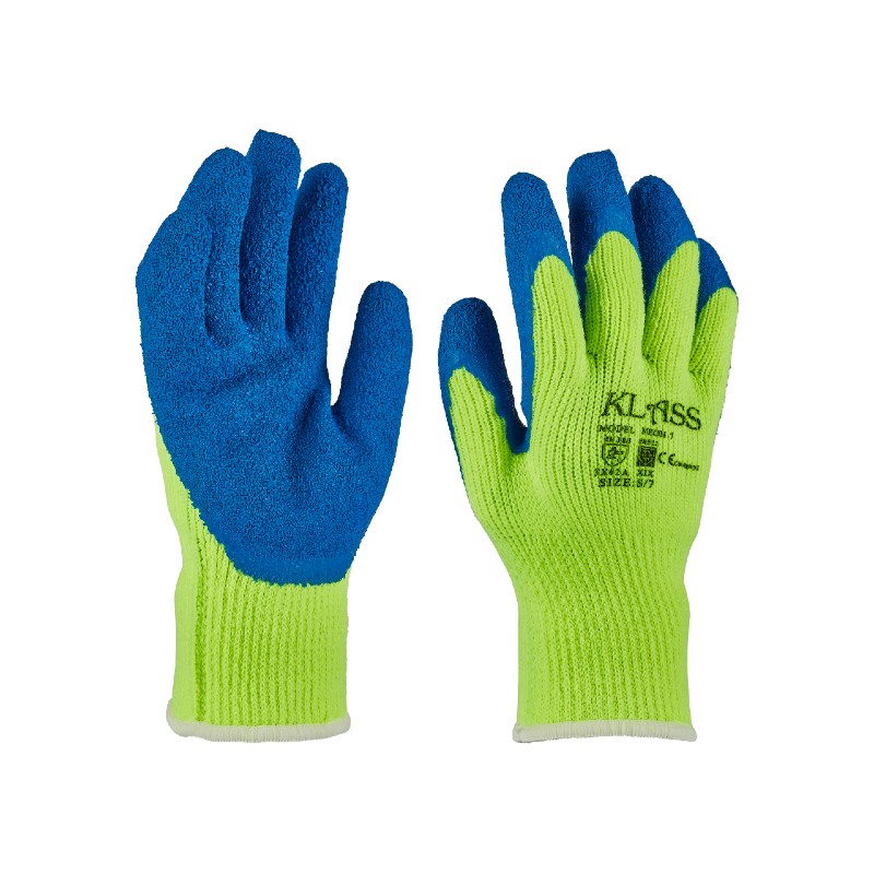 KLASS Neon 7 Thermal High-Vis Grip Warehouse Gloves