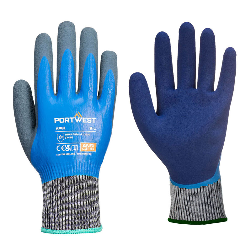 Portwest Liquid Pro Waterproof Cut-Resistant Gloves AP81