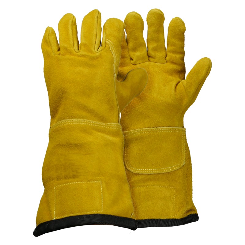 ROSTAING RIPDEXG Cut-Resistant F Leather Barbed-Wire Gloves