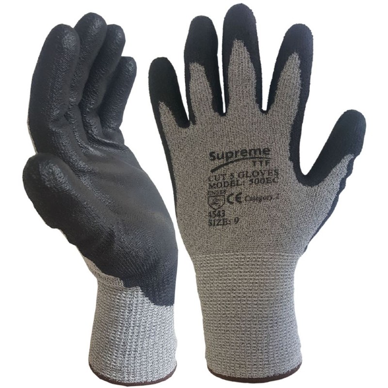 Supreme TTF 501 EC Cut Level C PU-Coated Grip Gloves