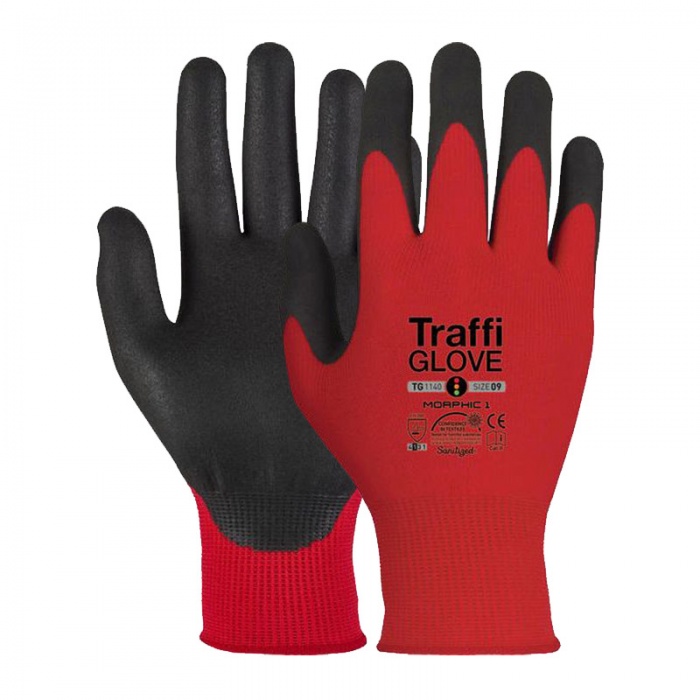 TraffiGlove TG5220 Fingerless Cut Level C Gloves - Gloves.co.uk