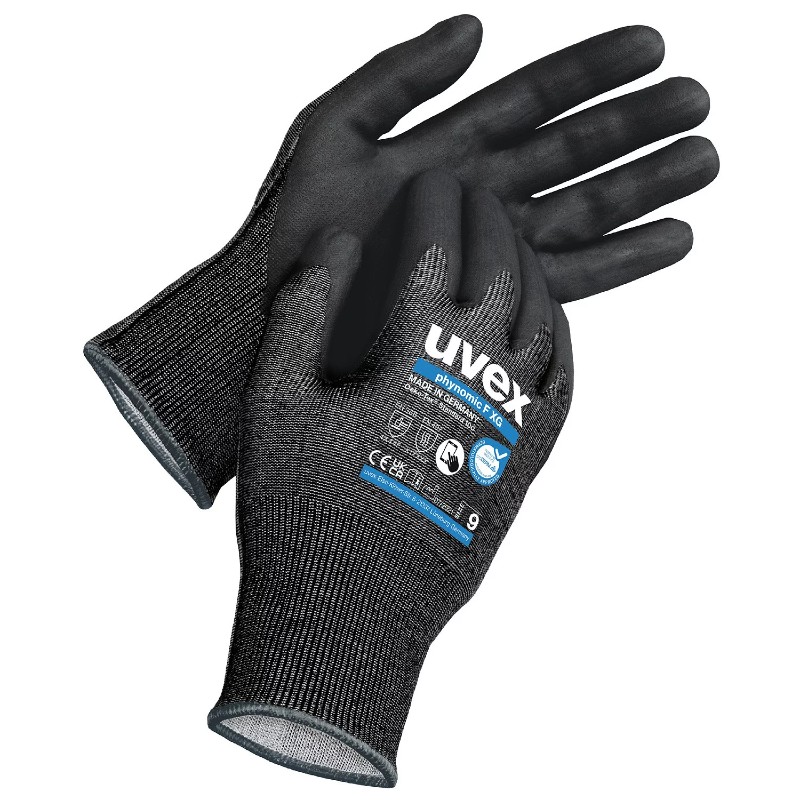 Uvex Phynomic F XG Cut Level F Cut- and Heat-Resistant Safety Gloves